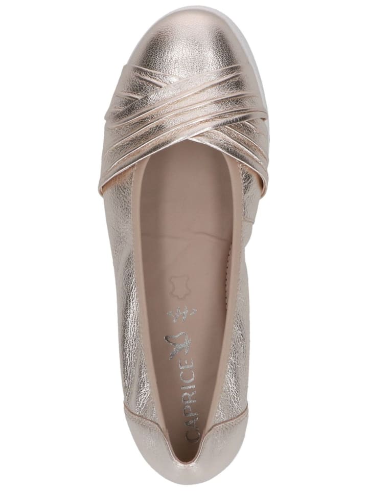 Caprice Ballerinas in Gold günstig kaufen