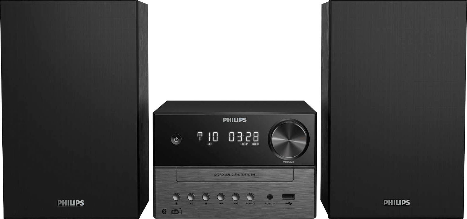 Philips TAM3505 Radio (Digitalradio (DAB), FM-Tuner mit RDS, 18 W)