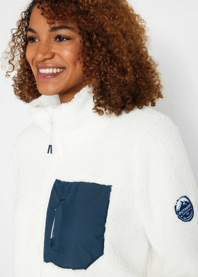 Teddy-Fleecejacke