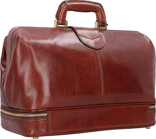 The Bridge Story Uomo Arztkoffer Bügeltasche Leder 36 cm