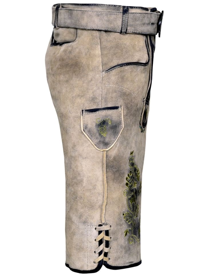 Edelnice Kurze Wildbock Lederhose Max in natur günstig kaufen