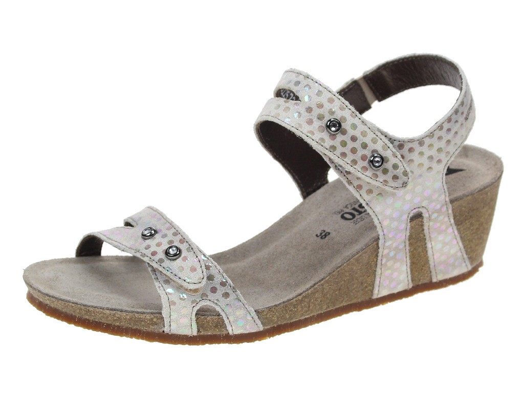 MEPHISTO Keilsandalen beige