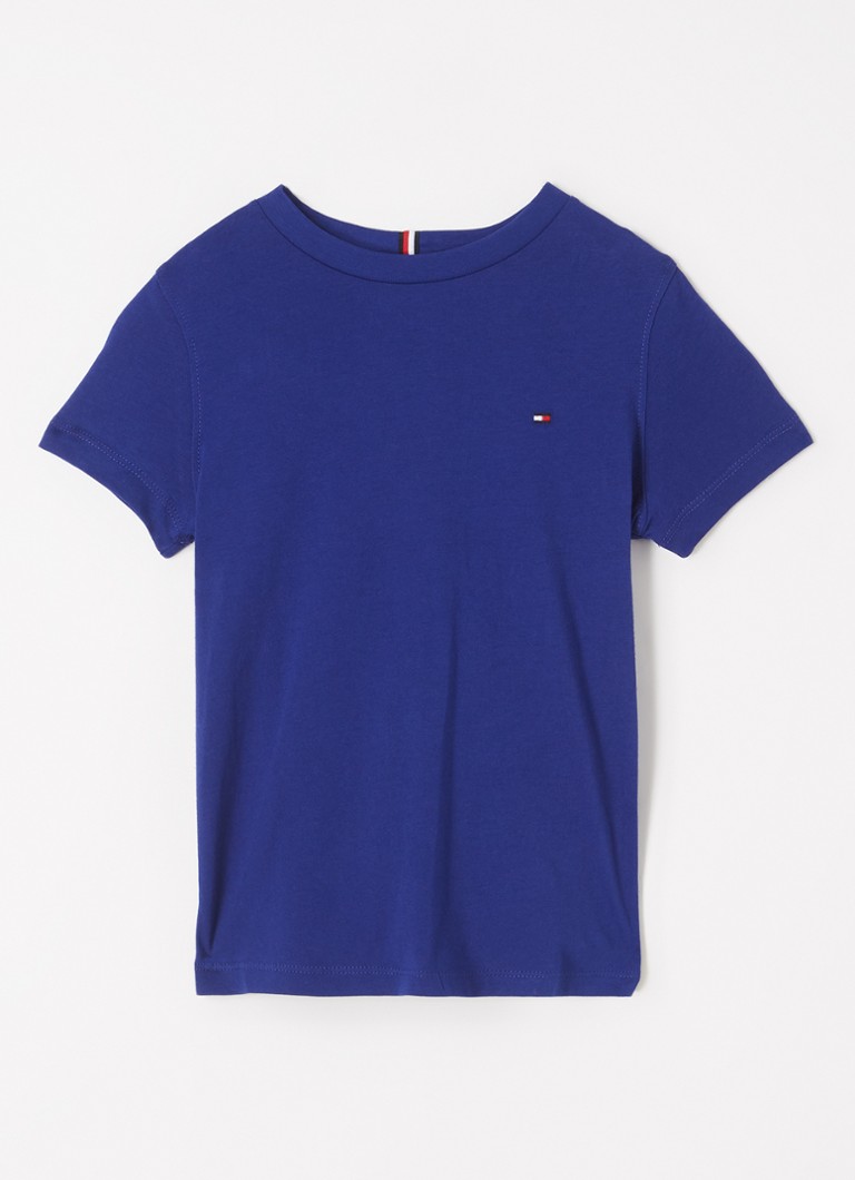 Tricou Tommy Hilfiger simplu cu logo brodat
