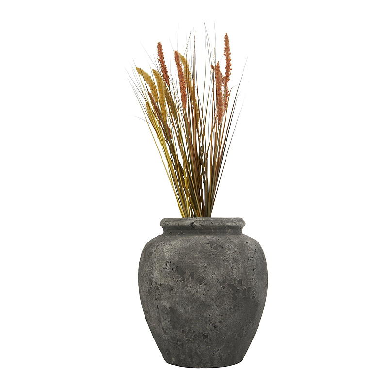 Home Vase/krukke 26x28,5 cm sement rustikk