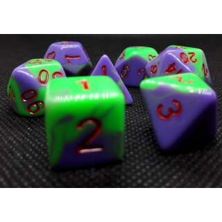 Würfelset Green Joker (7)