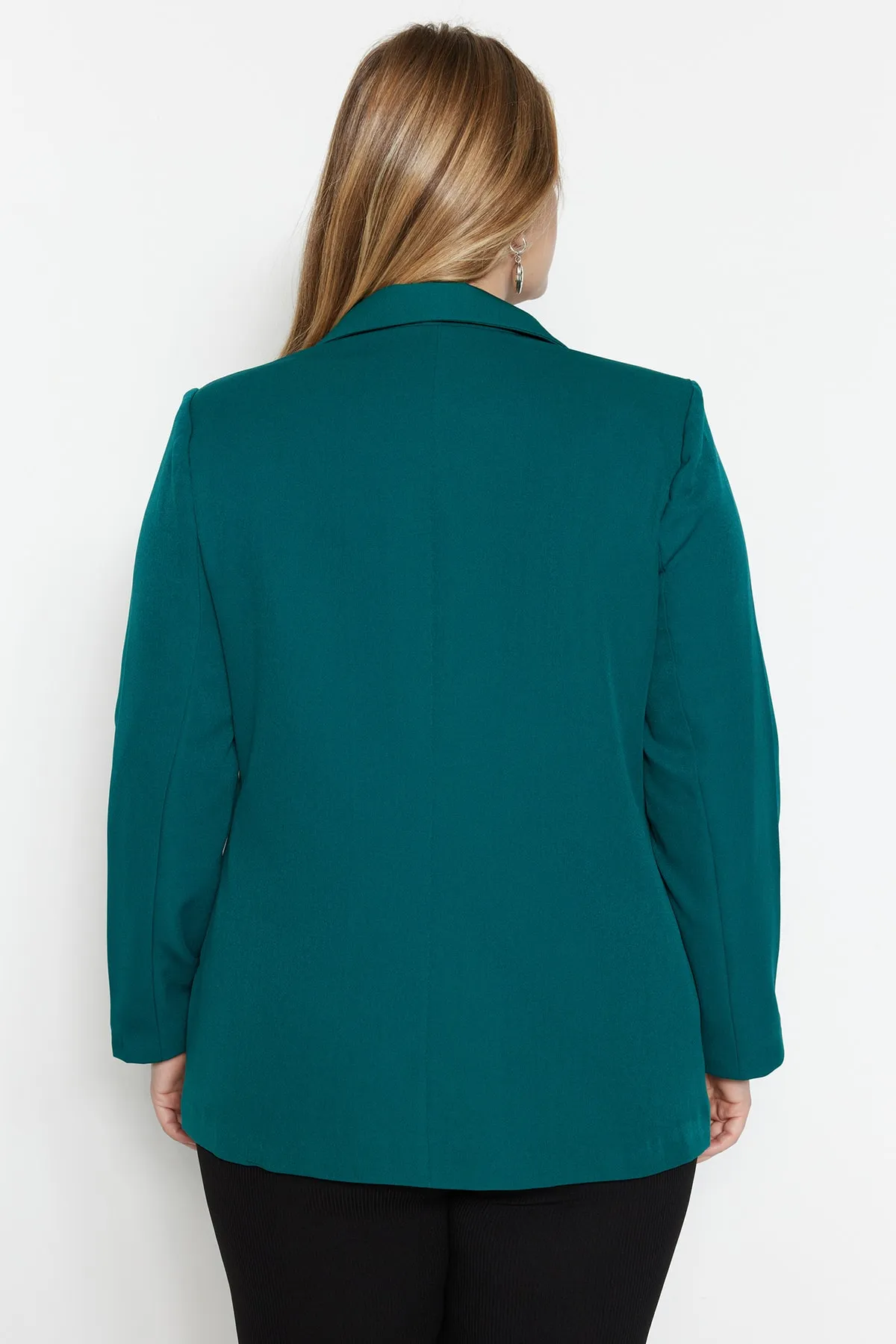 Trendyol Curve  Grüne Jacke mit Taschendetail TBBSS22CE0180
