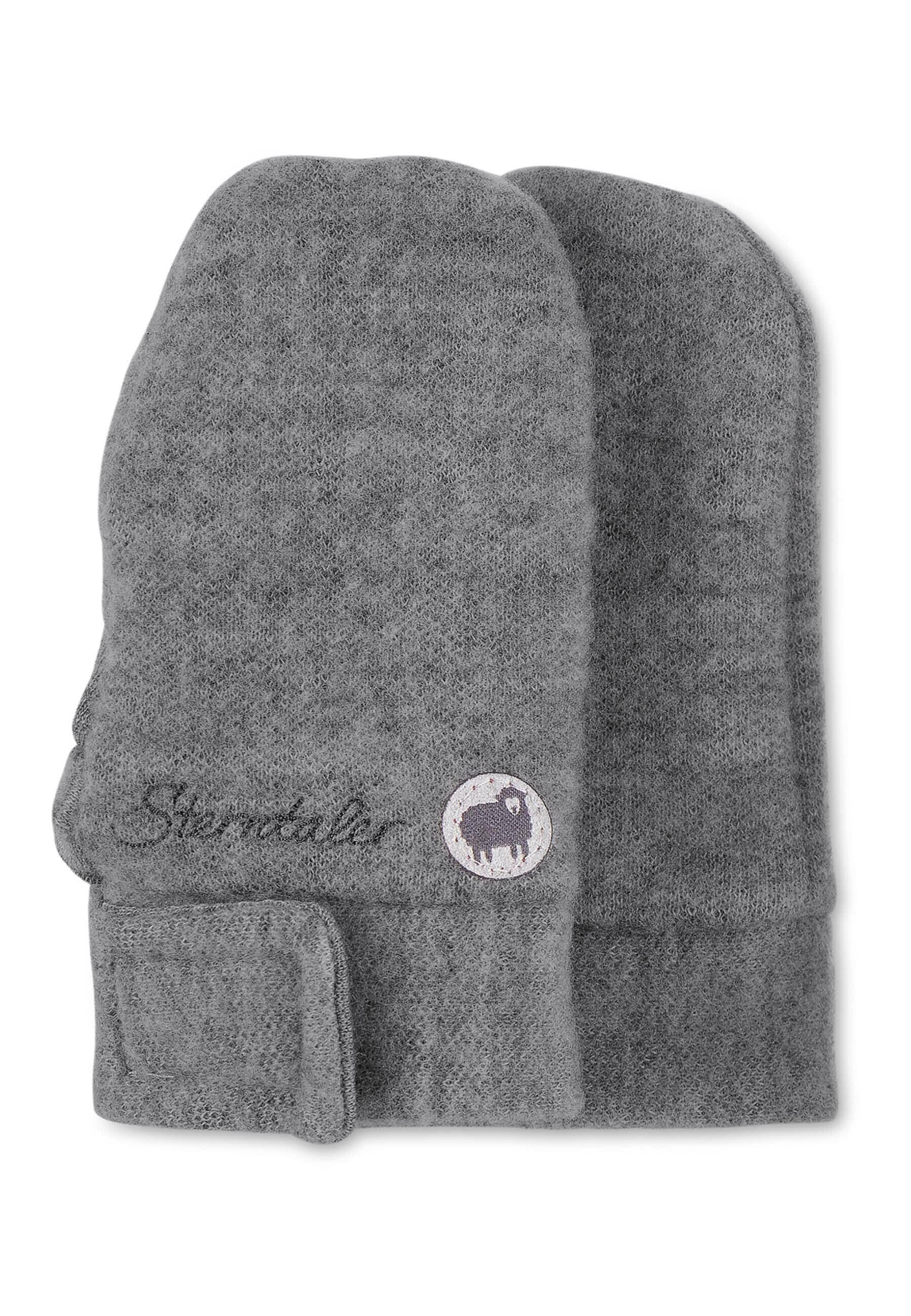 Fäustlinge ohne Daumen aus Merino Wolle