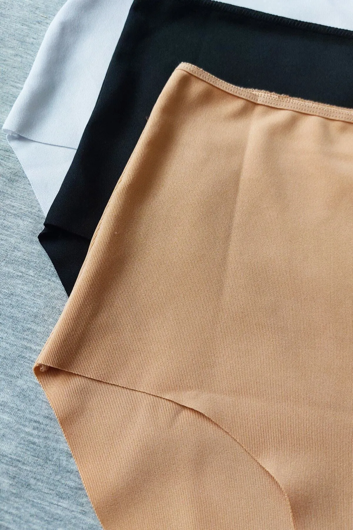 Sensu  Nahtlose, lasergeschnittene Höschen mit hoher Taille für Damen (ELASTY WAIST), 3er-Set