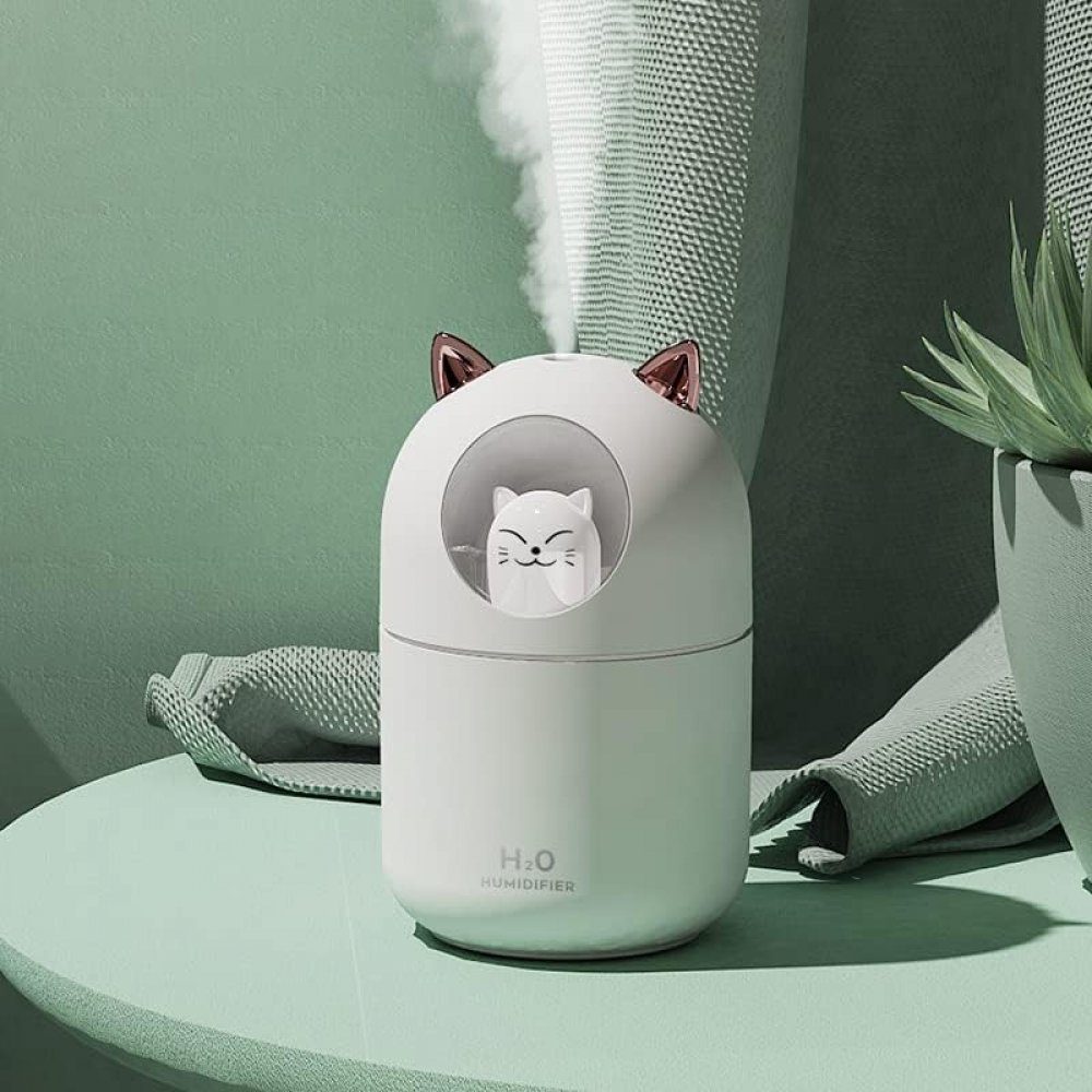 MOUTEN Diffuser Tragbarer kleiner Luftbefeuchter, 300 ml Mini Cool Mist