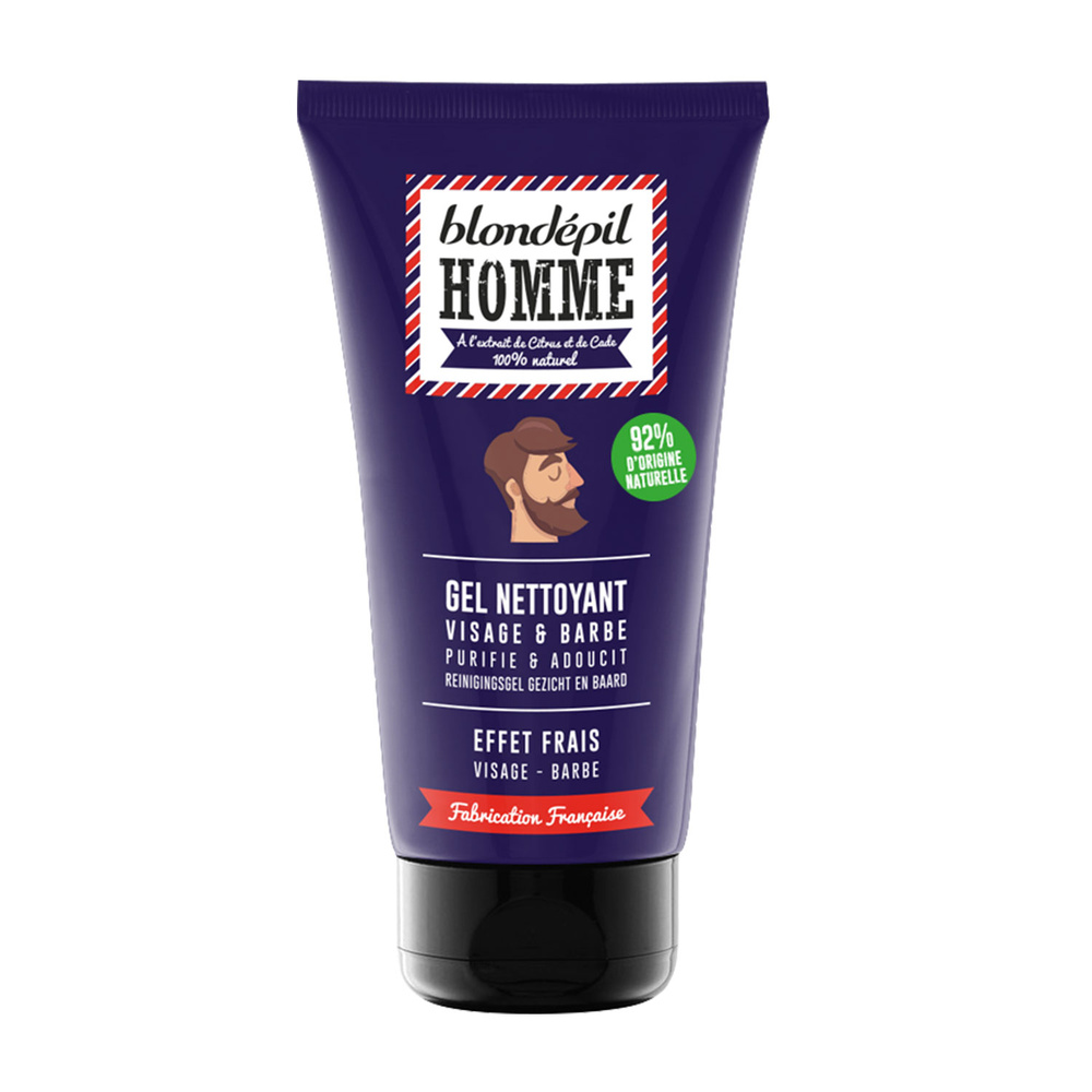 blondepil GEL NETTOYANT Visage & barbe Soin visage & barbe