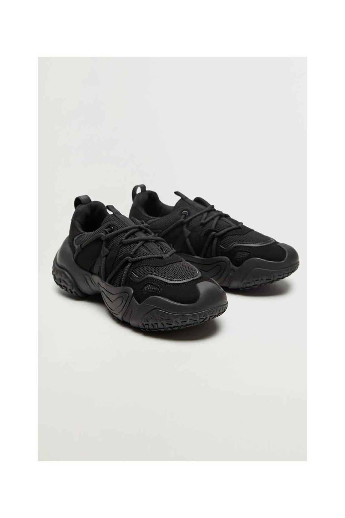 Mango Baskets Femme couleur noir