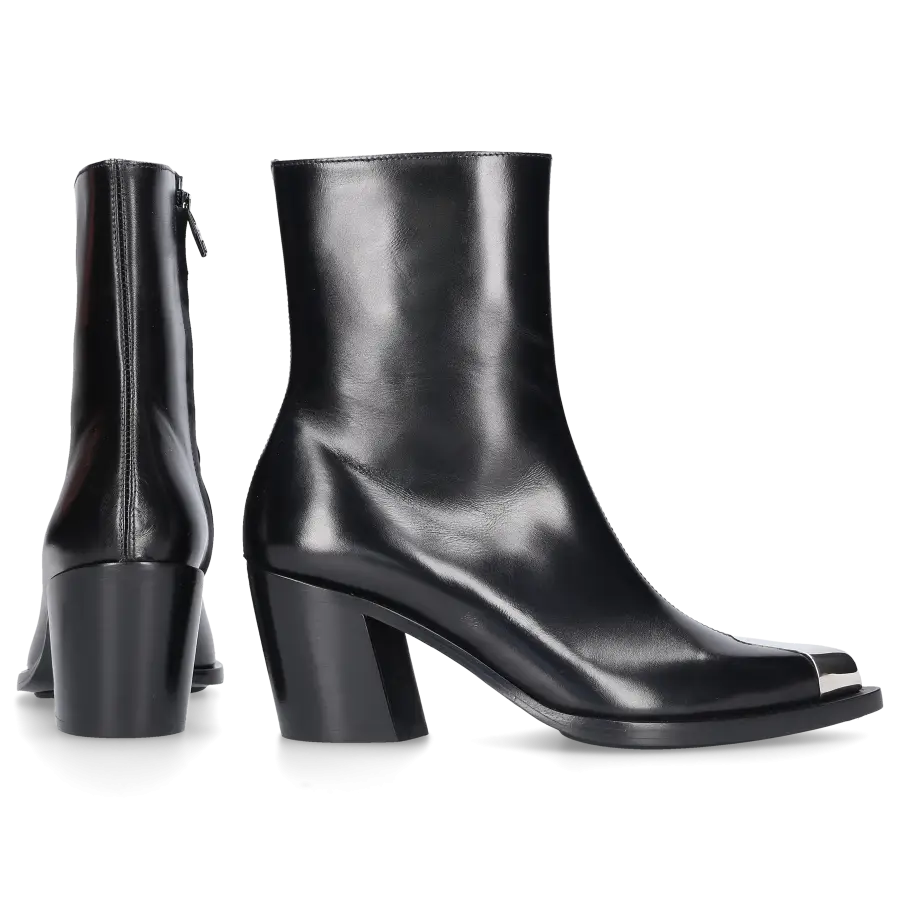 Alexander McQueen - Stiefeletten PUNK Kalbsleder - schwarz