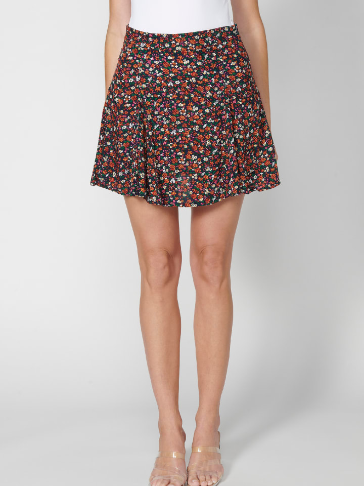 KOROSHI KURZER SKIRT in bunt günstig kaufen