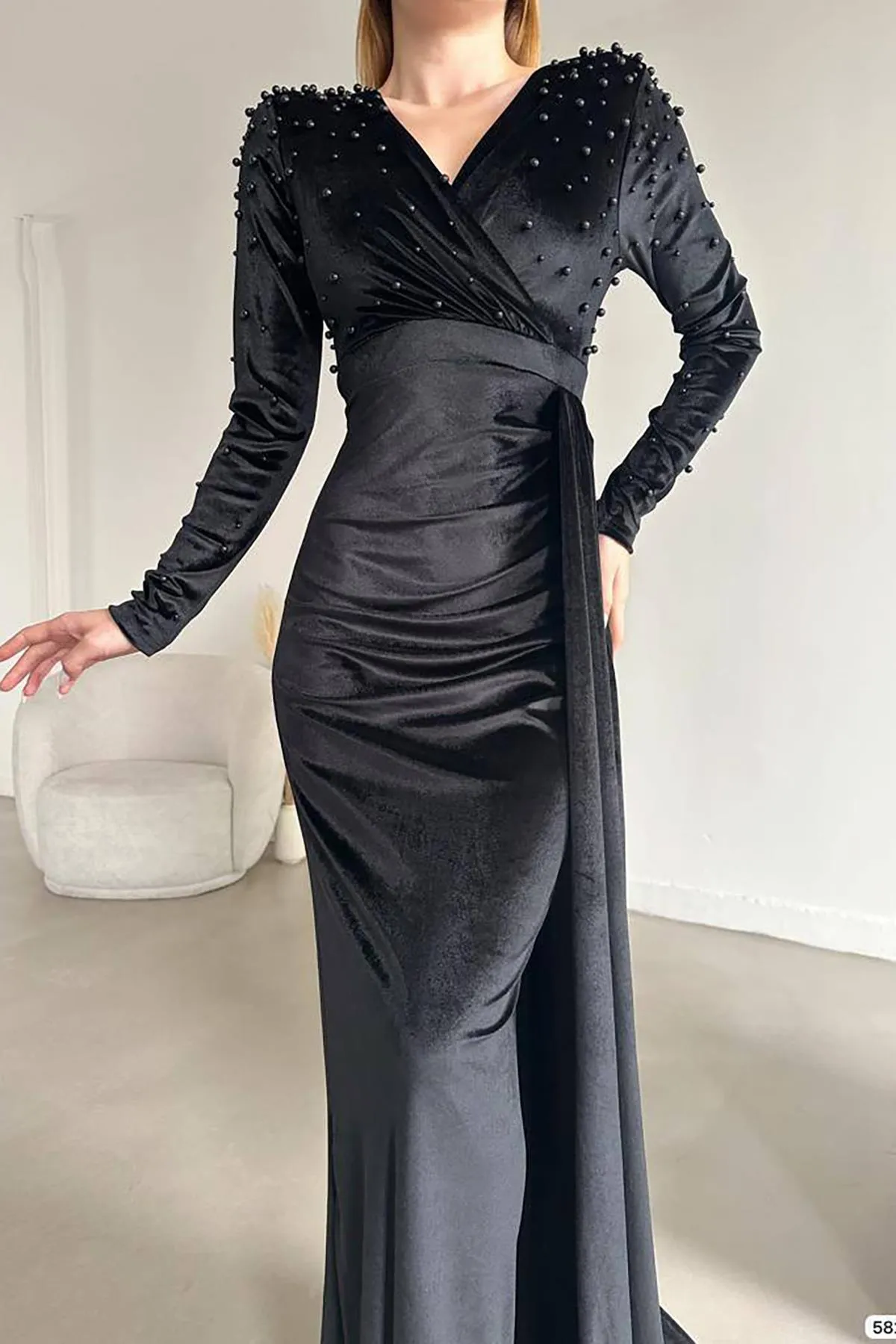 Deafox  Kleid - Schwarz - A-Linie
