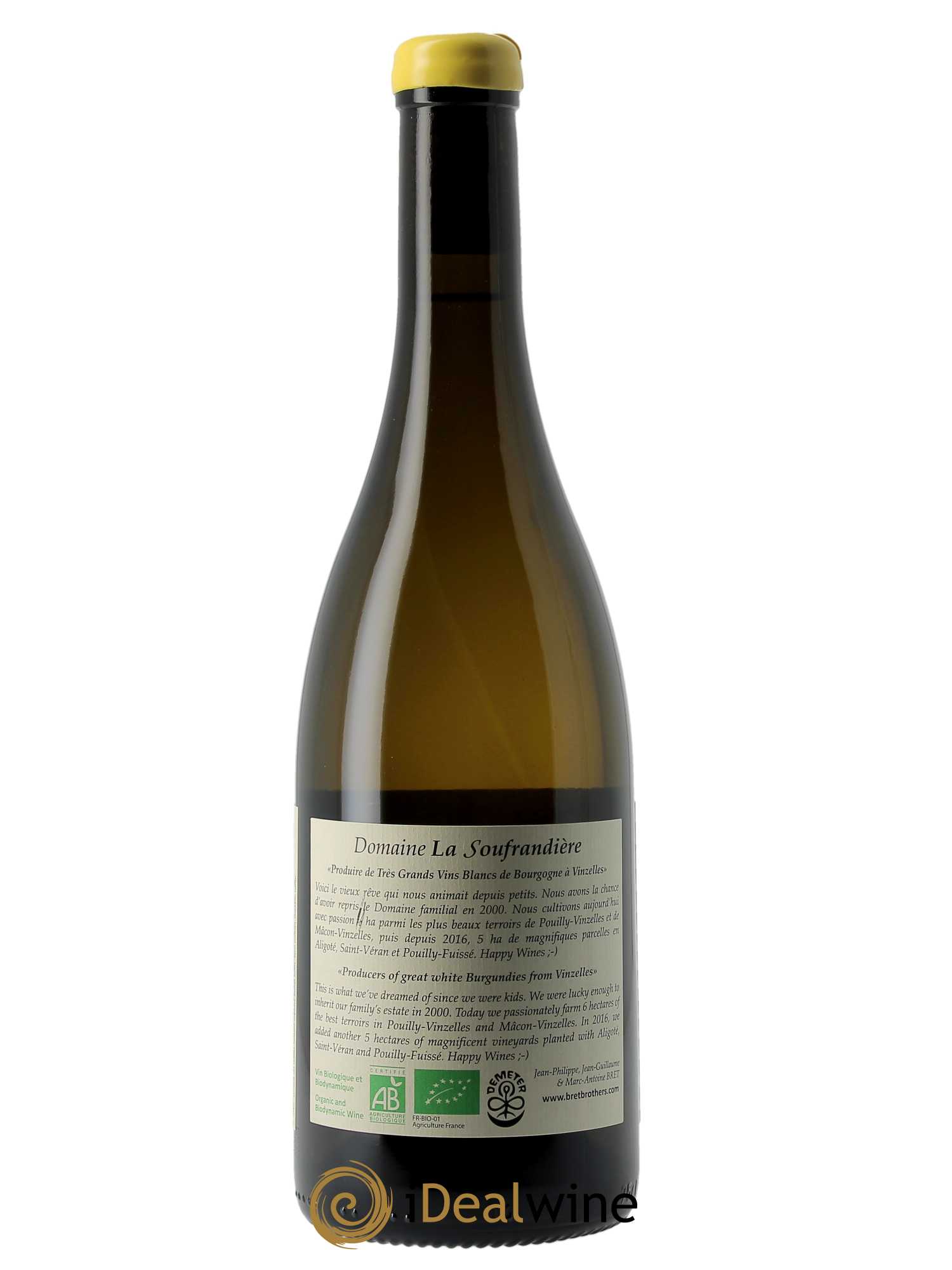 Saint-Véran La Bonnode Cuvée Zen La Soufrandière - Bret Brothers  2021 - Lot de 1 Bouteille