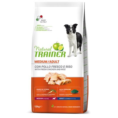 Nova Foods Trainer Natural Medium Huhn, Reis, Aloe vera