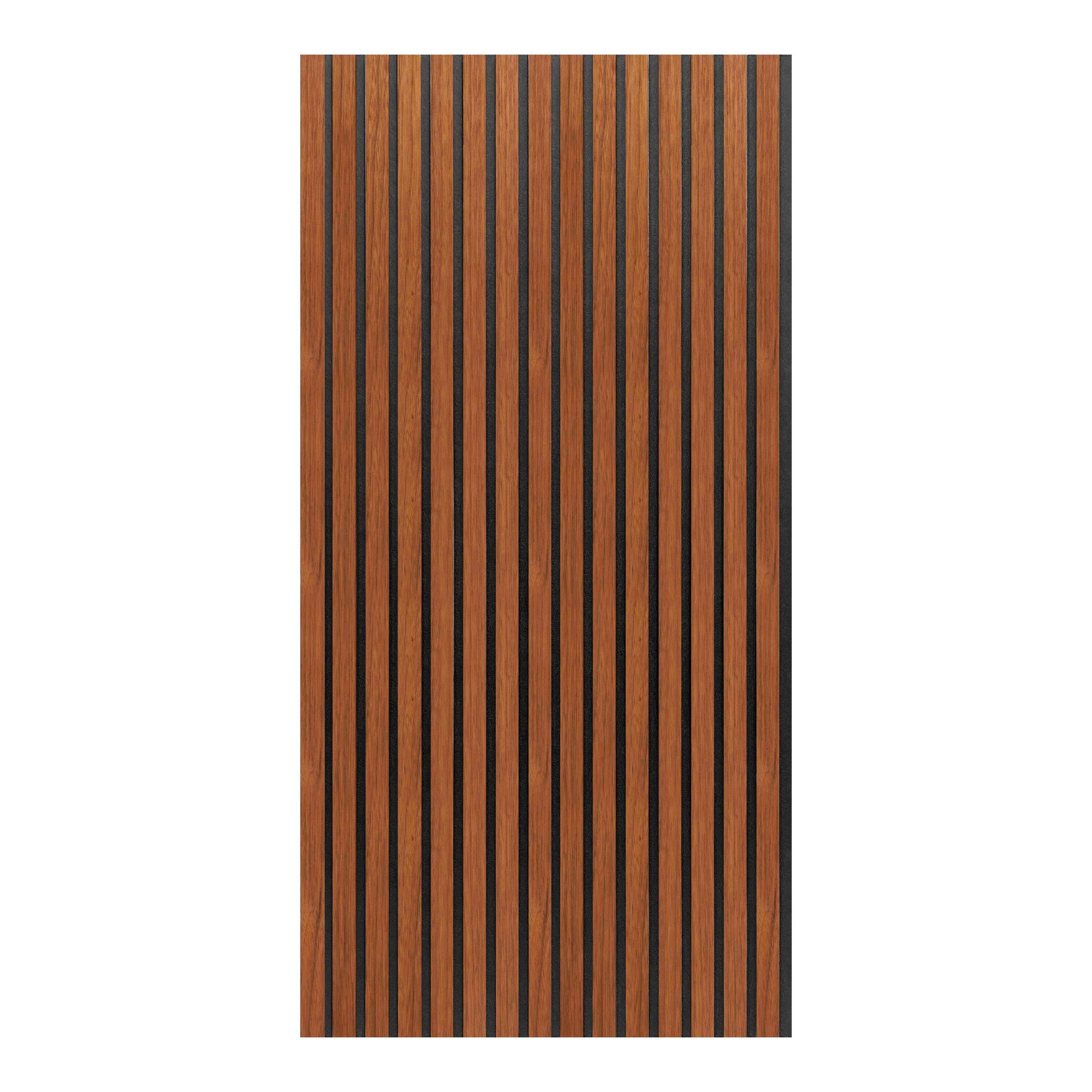 neu.holz 3D Wandpaneel, (Set, 8-tlg) Vang Akustik Wandpaneel Teak 5,76m²