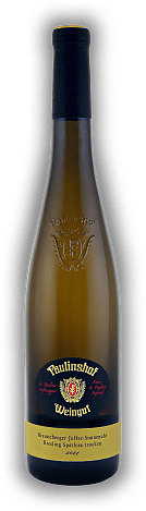 Paulinshof, Brauneberger Juffer-Sonnenuhr, Riesling, Spätlese, trocken, 2021, Mosel  Paulinshof, Brauneberger Juffer-Sonnenuhr, Riesling, Spätlese, trocken, 2021, Mosel   Jahrgang 2021 - 0,75	 Liter - Vol 12,5%
