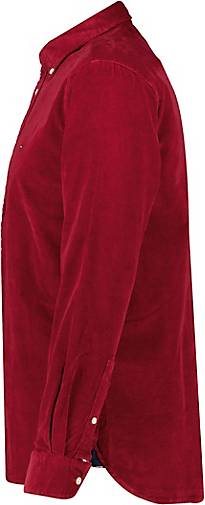 TOMMY HILFIGER Herren Cordhemd FLEX SOLID Regular Fit