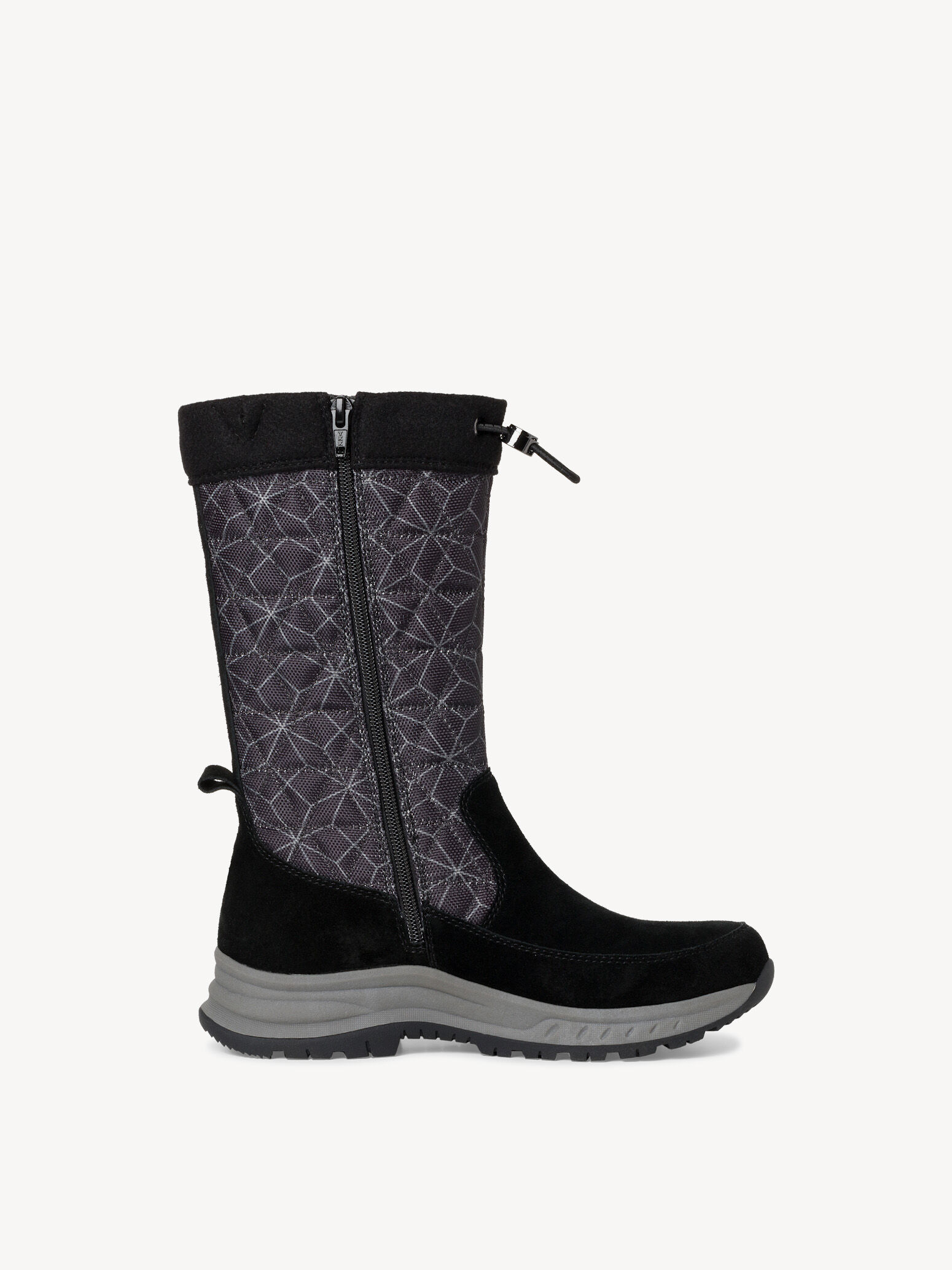 Bottine en cuir - noir