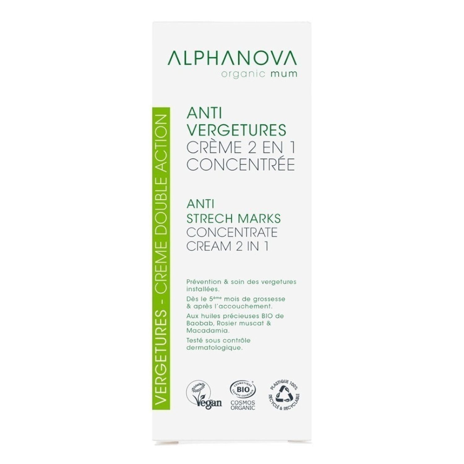 Alphanova Santé Soin Concentré Anti-Vergetures 150 ml