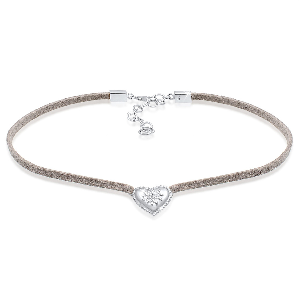 Elli Elli Collier Femme Motif du Coeur en Argent Sterling 925 collier