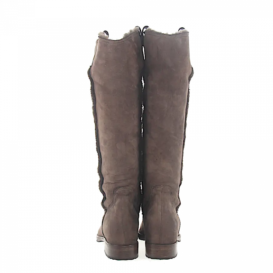 ROSS B. - Stiefel Veloursleder - grau