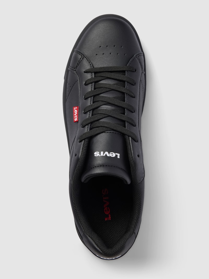 Sneaker mit Label-Details Modell 'RUCKER' in schwarz