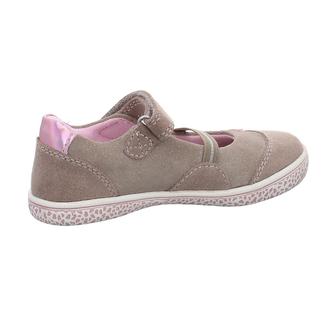 Mädchen Ballerinas Schuhe Taha Ballerina Kinderschuhe Veloursleder gemustert Ballerinas