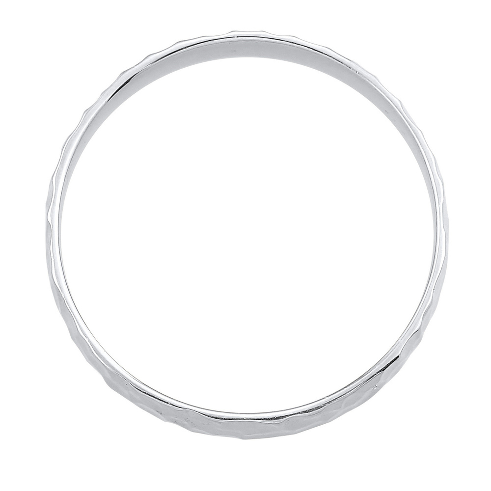 KUZZOI KUZZOI Bague Hommes Bande Organique structuré en argent sterling 925 Bague