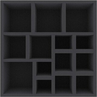 Feldherr 285 mm x 285 mm x 90 mm Schaumstoffeinlage für Brettspiele