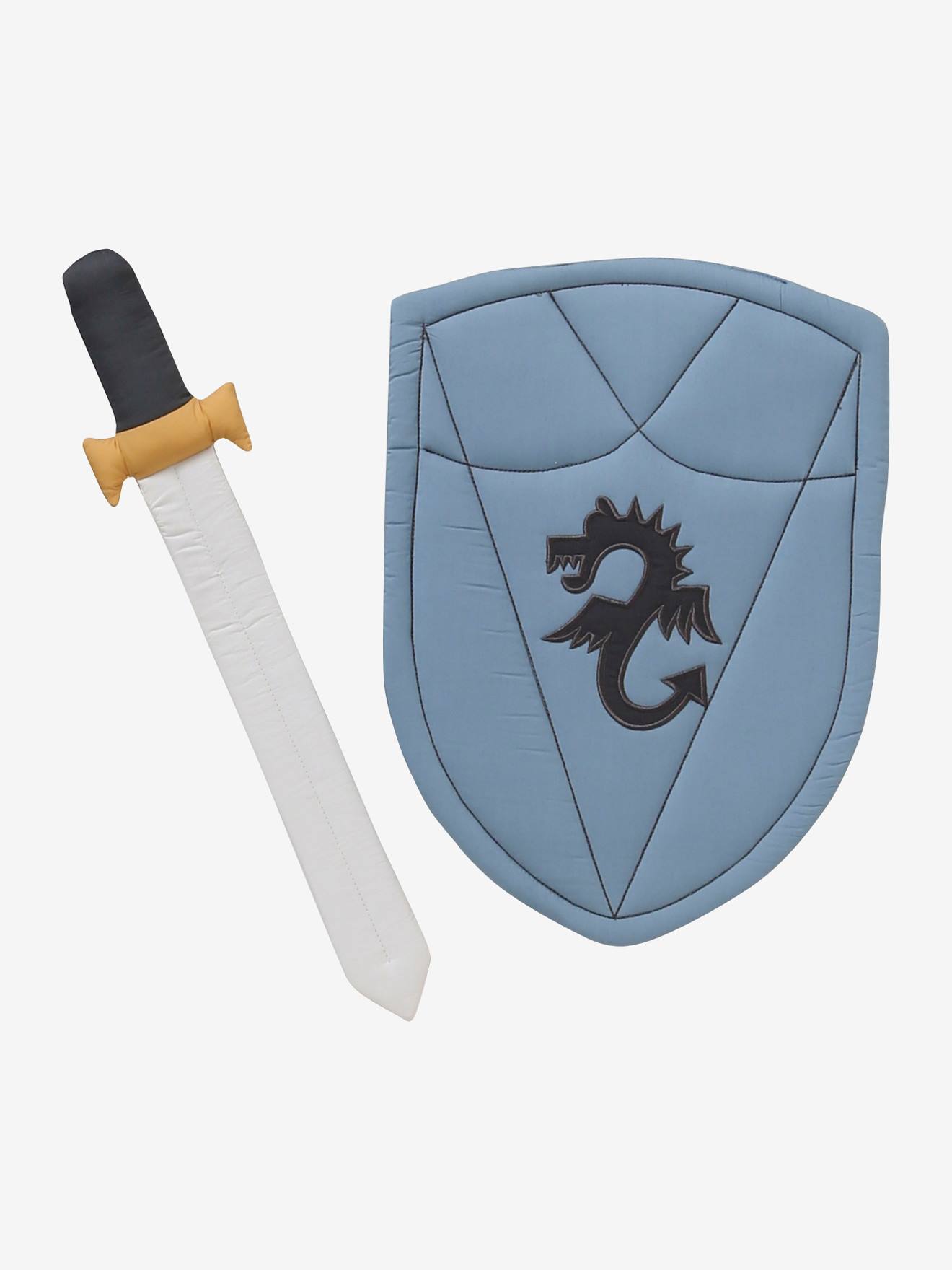 Déguisement bouclier + épée Chevalier bleu