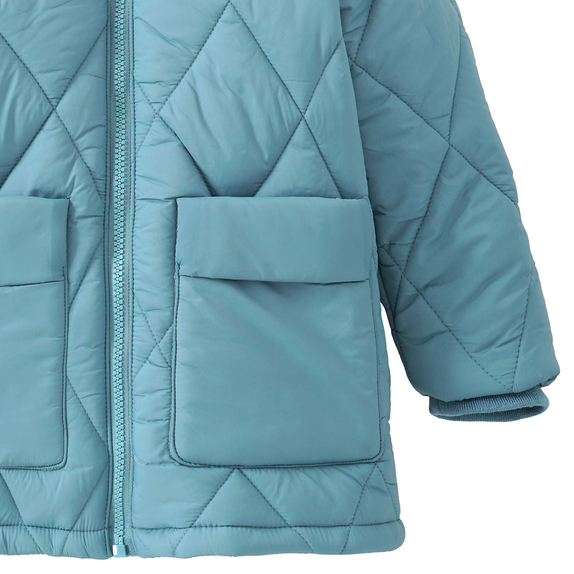 Mädchen Steppjacke mit Kapuze