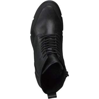 Marco Tozzi Schnürstiefelette in schwarz