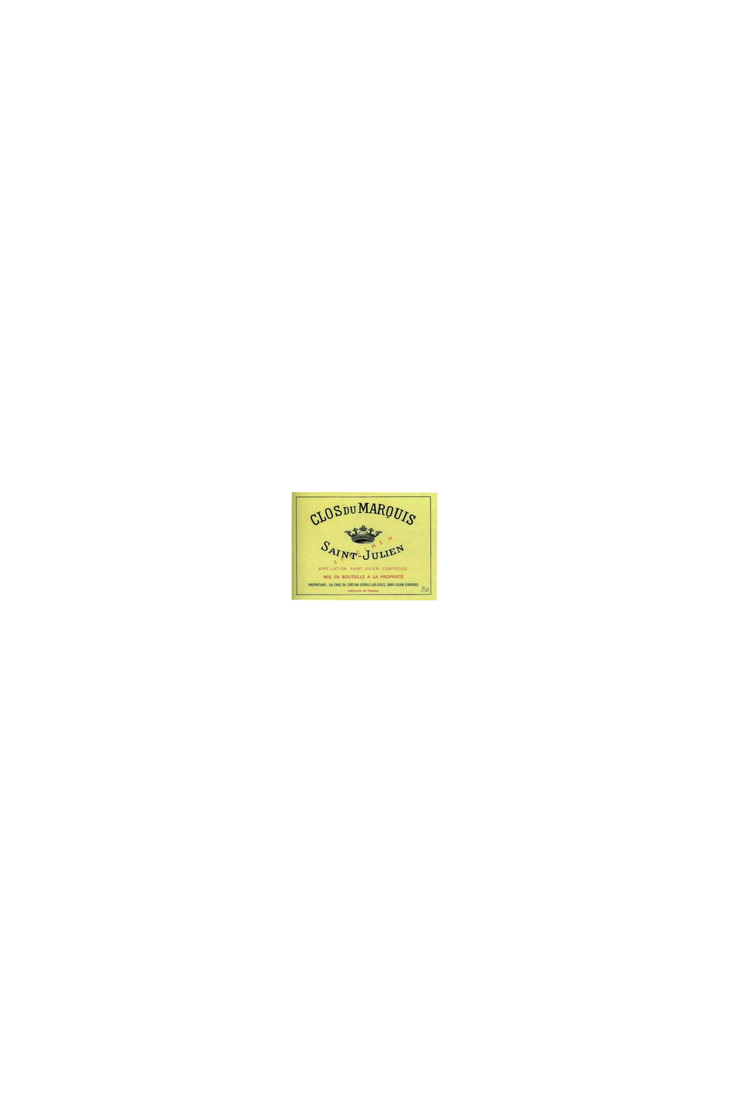 Clos Du Marquis 2005, Saint Julien