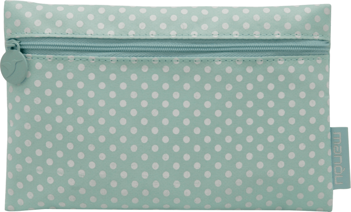Kosmetiktasche Punkte mint, 1 St
