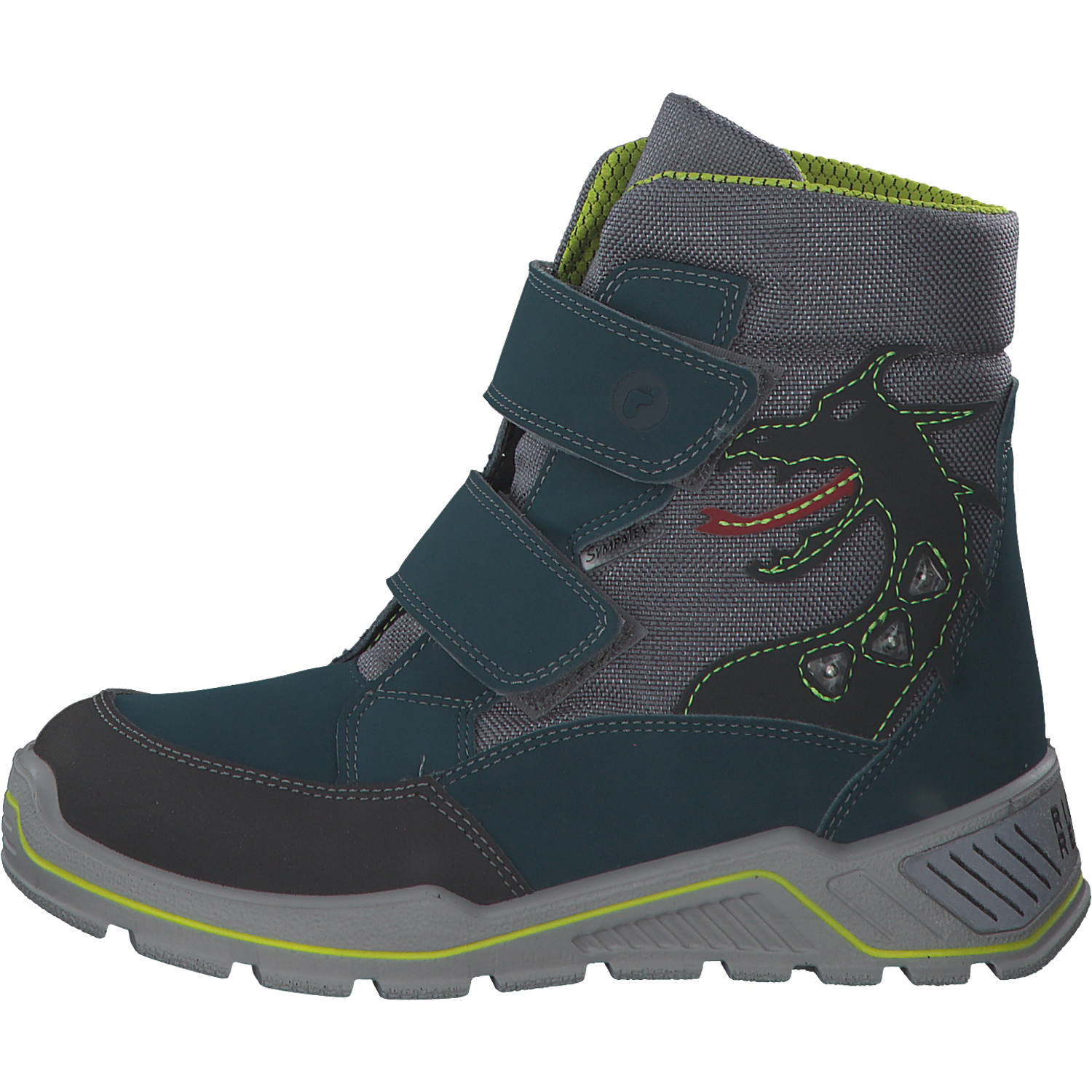 Ricosta Grisu 5300302, Winterstiefel, Kinder, grau blau