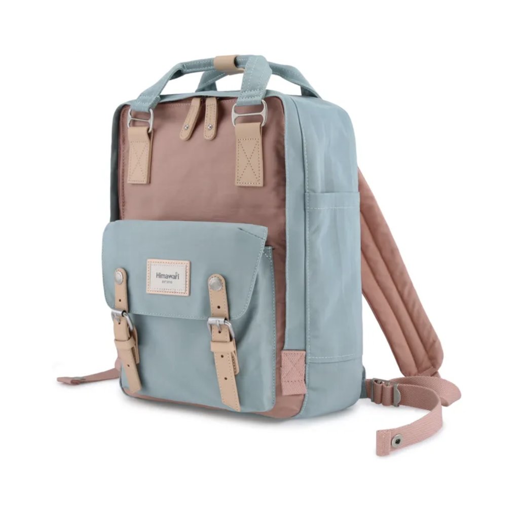 Himawari Stadtrucksack blau-rosa (188L#01)