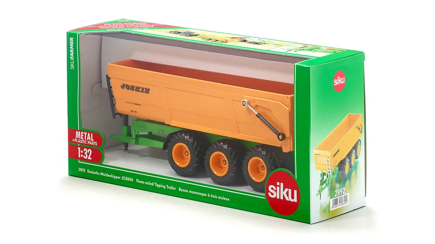 SIKU 2892 Farmer - 3-Achs-Muldenkipper JOSKIN