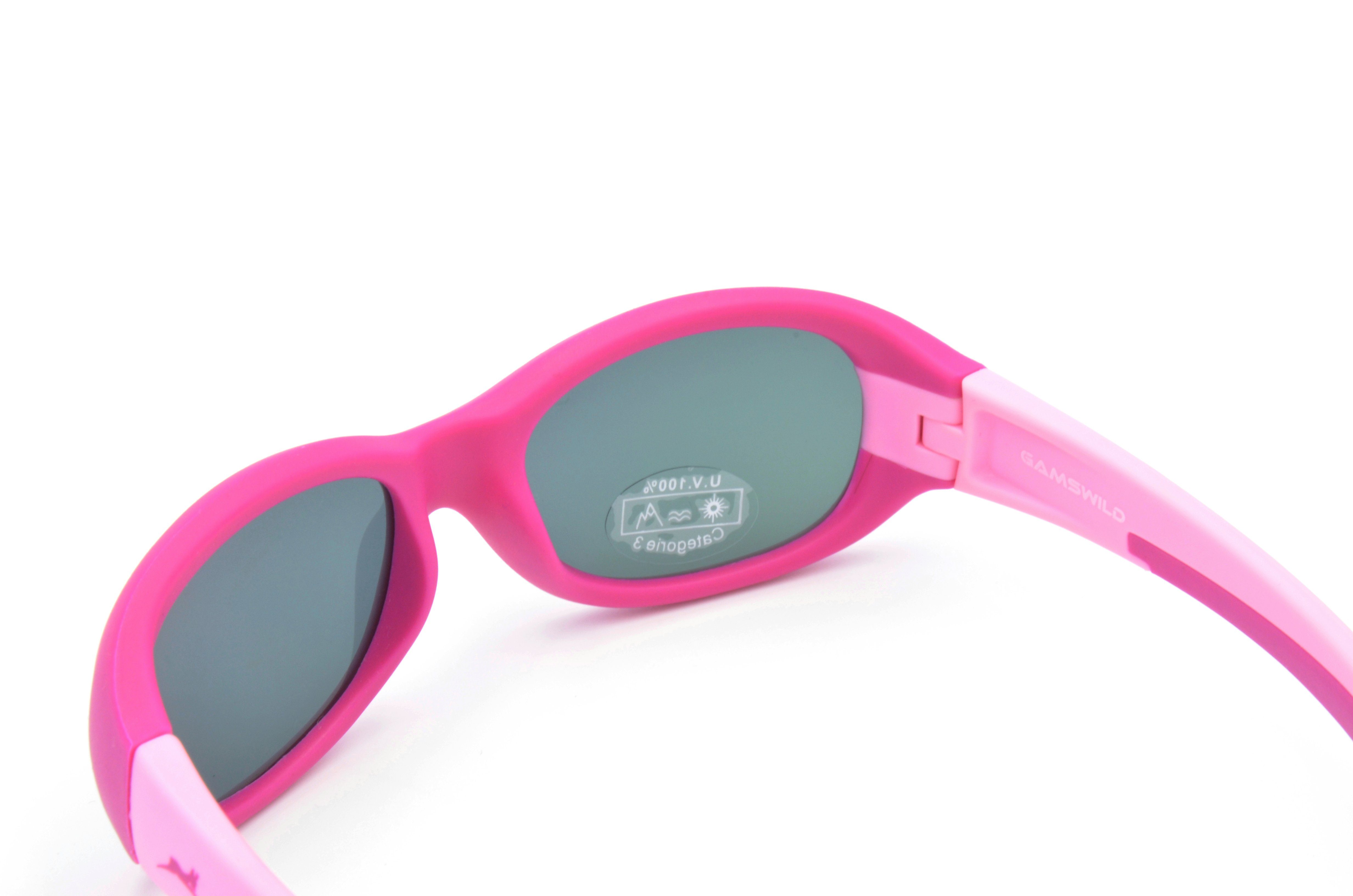 Gamswild Sonnenbrille WK5121 GAMSKIDS Kinderbrille 3-6 Jahre Kleinkindbrille Mädchen Jungen kids Unisex, blau, grün, rosa