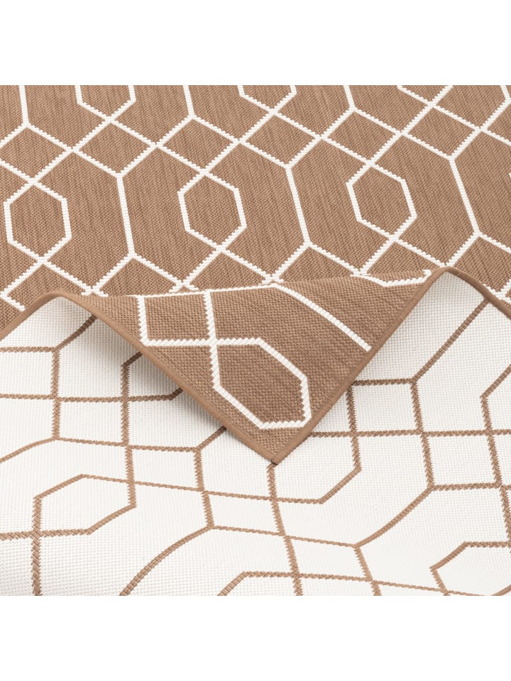 Pergamon In- und Outdoor Teppich Beidseitig Cape Cod Trend in Beige günstig kaufen