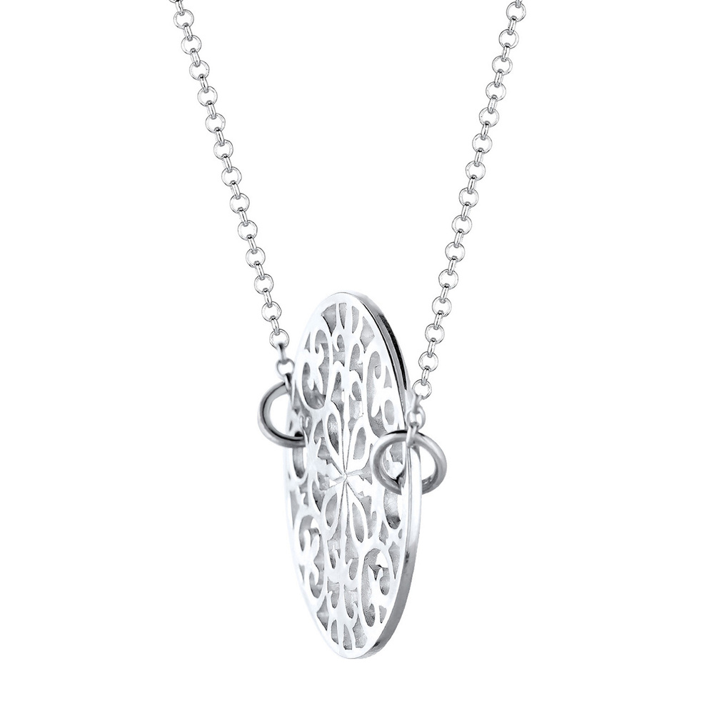 Elli Elli Collier Femme Pendentif Moderne Boho en Argent Sterling 925 Bijoux