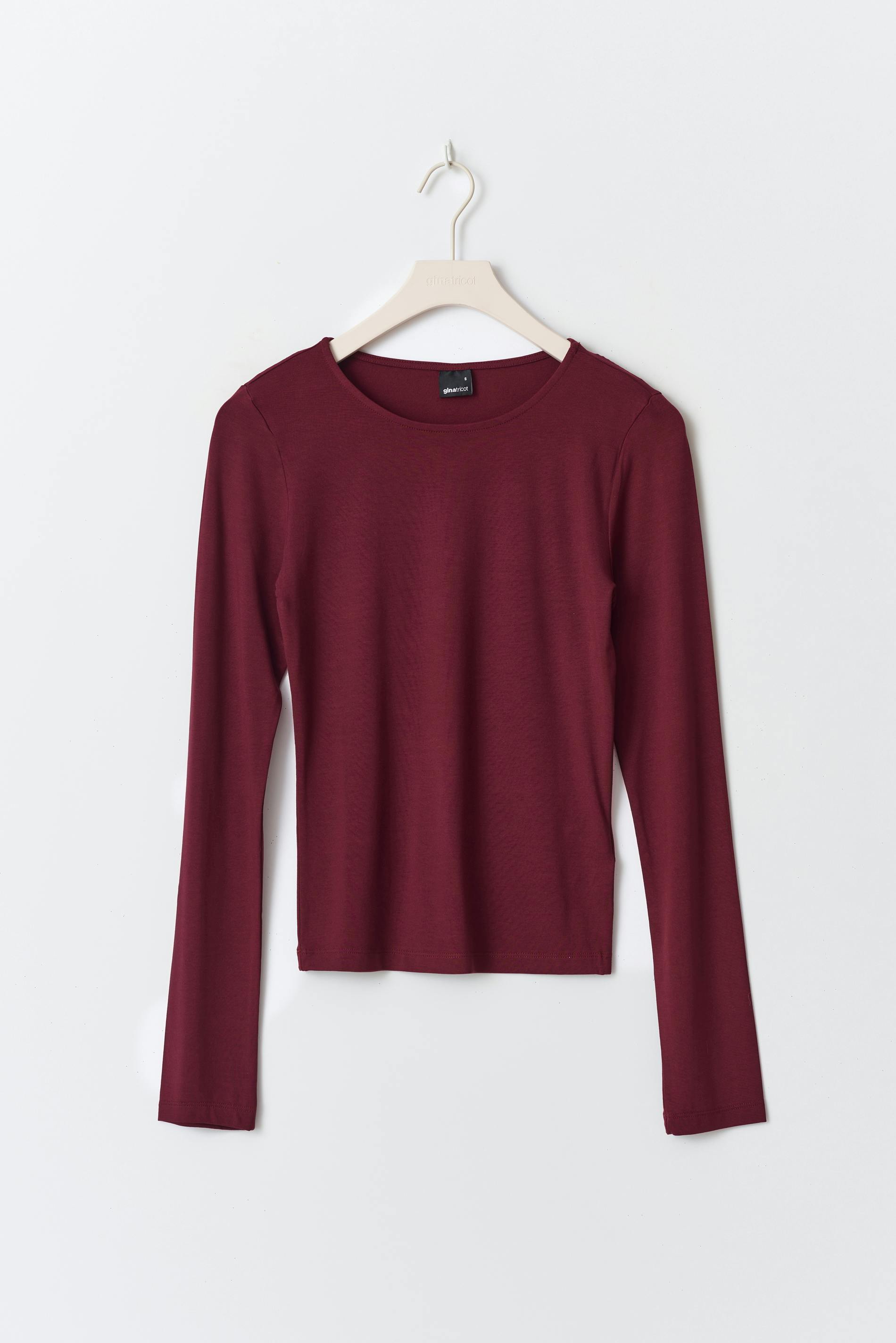 Soft touch crew neck top