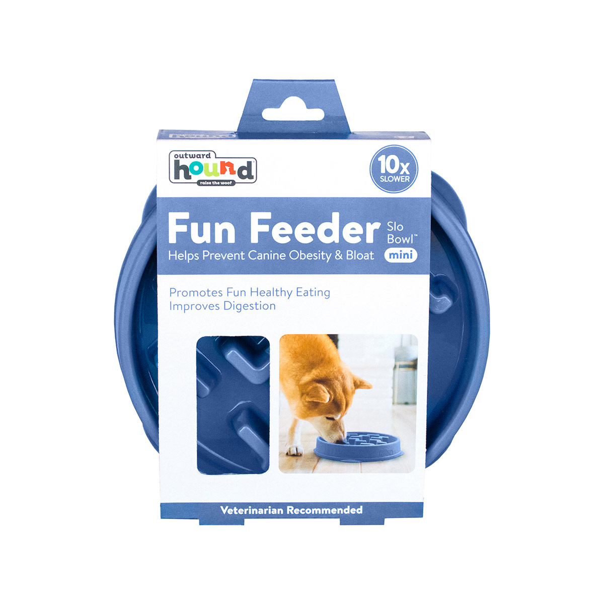 Fun Feeder Slo Bowl Anti Schling Notch Blue kaufen bei ZooRoyal