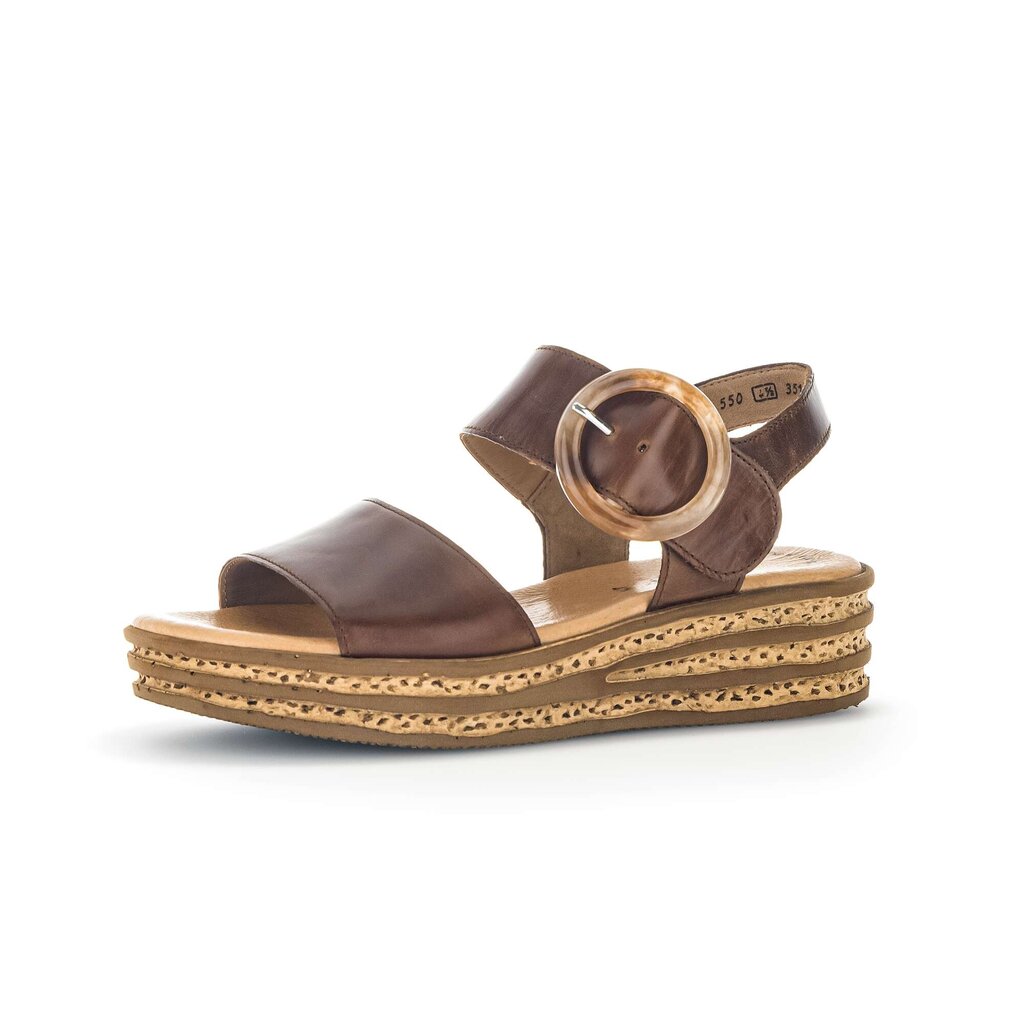 Gabor fashion Plateau Sandale braun