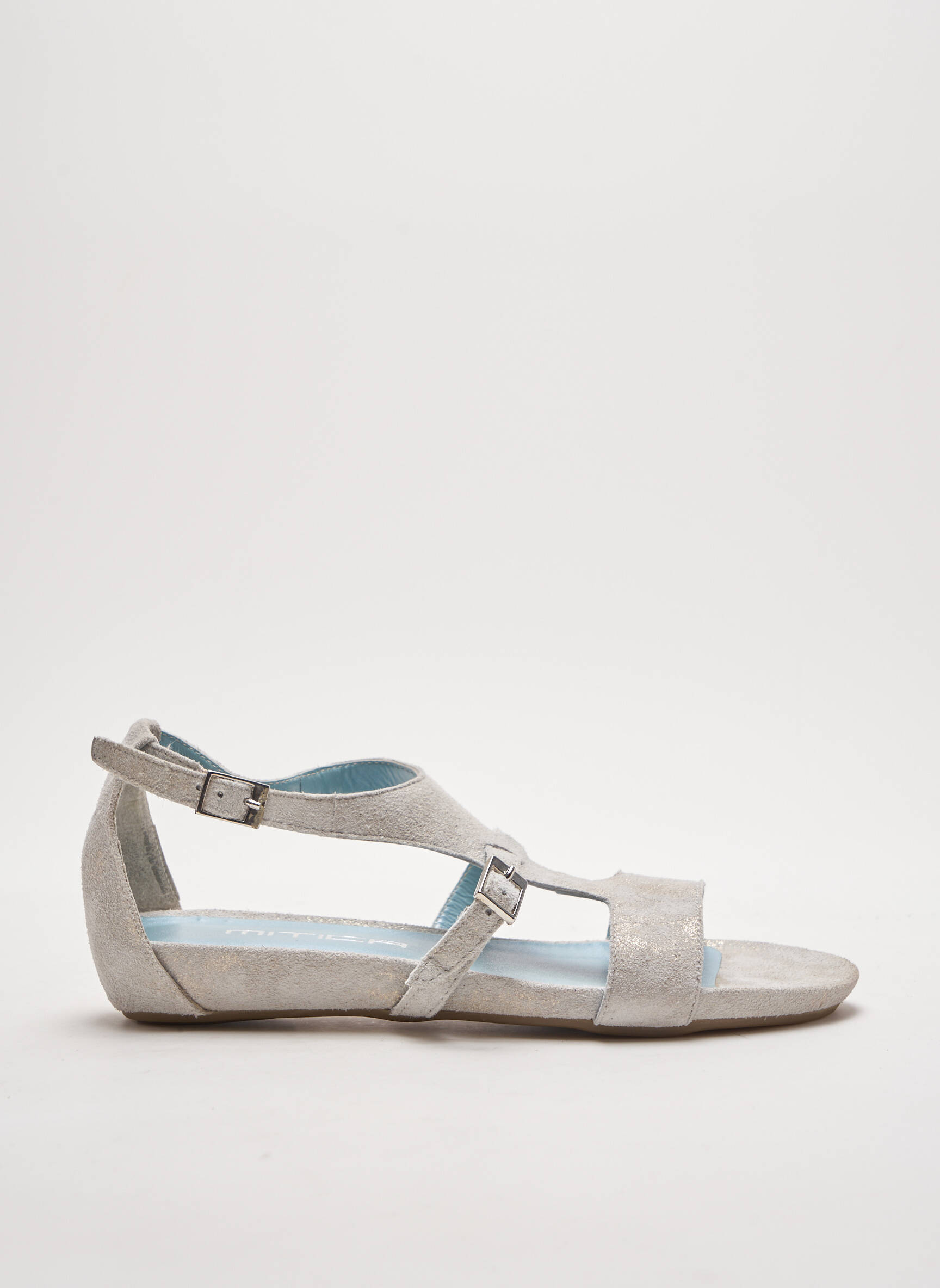 Mitica Sandales Nu Pieds Femme couleur gris