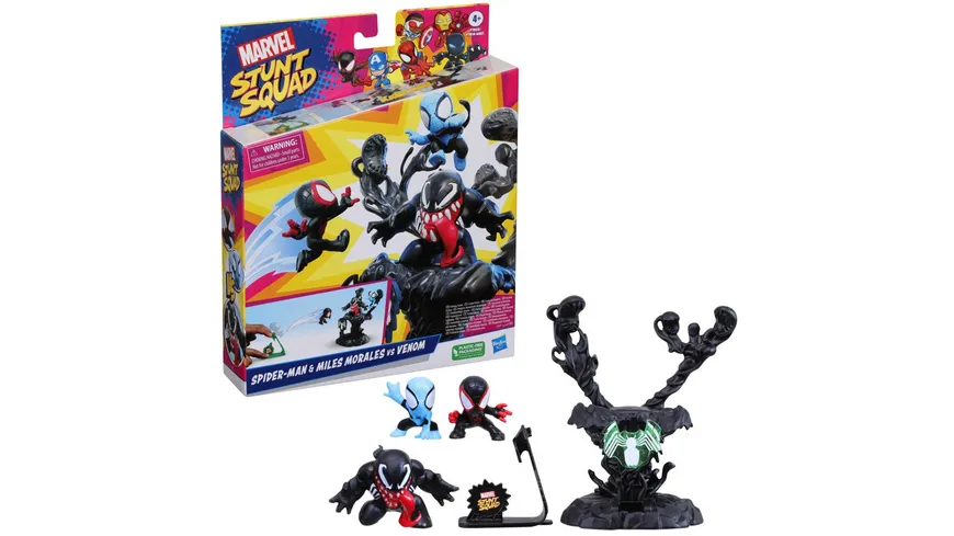 Hasbro - Marvel Stunt Squad Helden gegen Schurken Spielset
