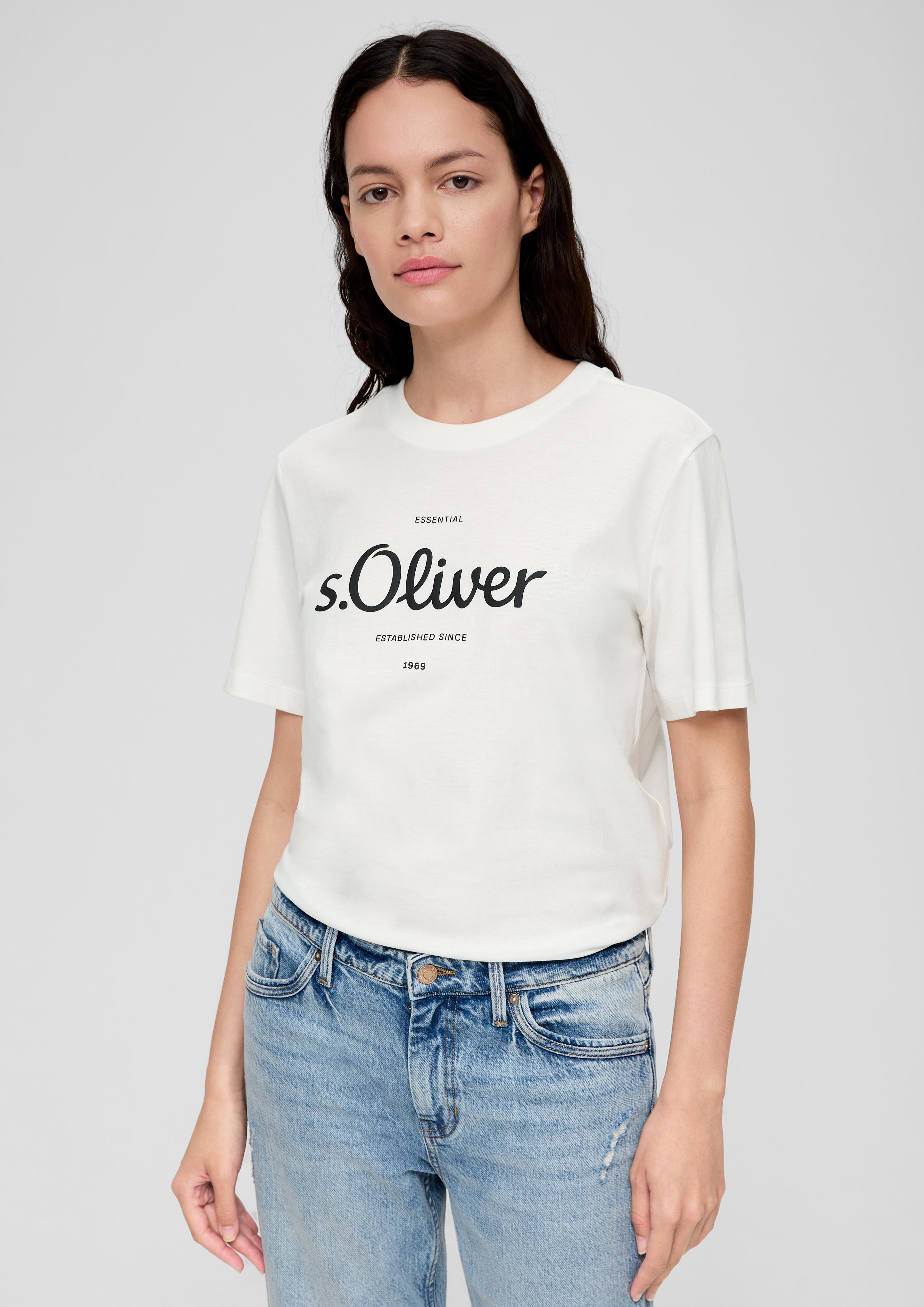 T-Shirt mit Label-Print  2136463-02D0