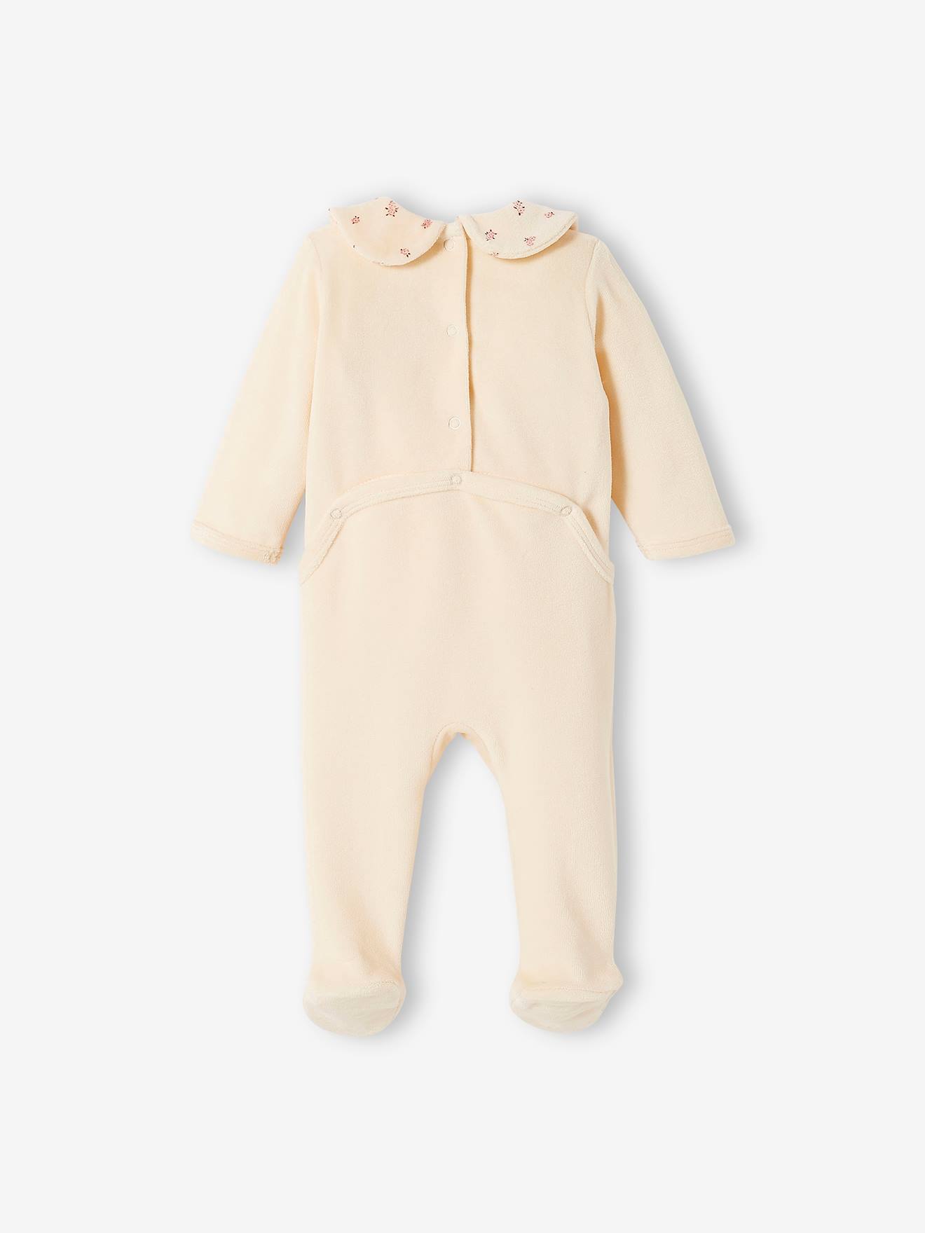 Vertbaudet 2er-Pack Mädchen Baby Strampler, Oeko-Tex - pfirsich
