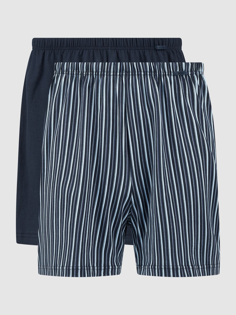 Boxershorts im 2er-Pack in marineblau